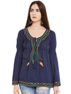 MIWAY Boho Chic Embroidered Tunic