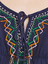 MIWAY Boho Chic Embroidered Tunic