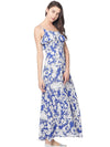 Miway Women  Blue Printed Dress