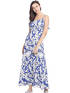 Miway Women  Blue Printed Dress