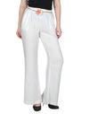 Miway Viscose Solid White Pant