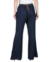 Miway Viscose Solid Navy Pant