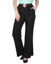 Miway Viscose Solid Black Pant