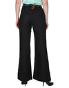 Miway Viscose Solid Black Pant