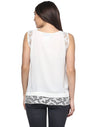 Miway White Top With Lace Peek a Boo