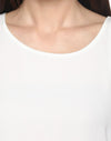 Miway White Top With Lace Peek a Boo