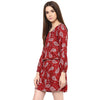 Miway Women Wine Liberty Paisely Dress