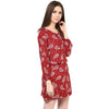 Miway Women Wine Liberty Paisely Dress