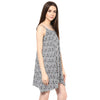 Miway Women Black & White Aztec Print Dress