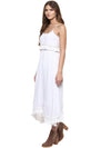 MIWAY White Bohemian Maxi Dress