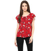 MIWAY Cherry Floral Top