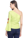 Miway Women  Green Solid Top