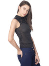 Miway Women  Black Solid Top