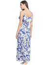 Miway Women  Blue Printed Dress