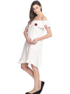 Miway Women  White Solid Dress