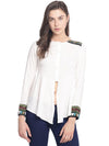 Miway Women  White Solid Top