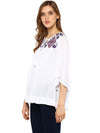 Miway Embroided Babydoll Tunic