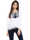 MIWAY White Embroidered Tunic