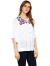 Miway Embroided Babydoll Tunic