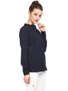 MIWAY Full Sleeve Navy Blue Top