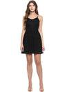 Miway Miway women's black lace dress